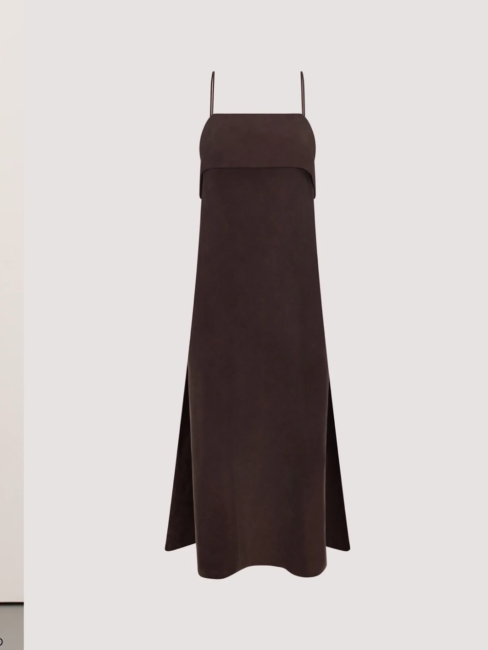 DISSH NWT Ida Plum Choc Cupro Midi Dress - Picture 4 of 6